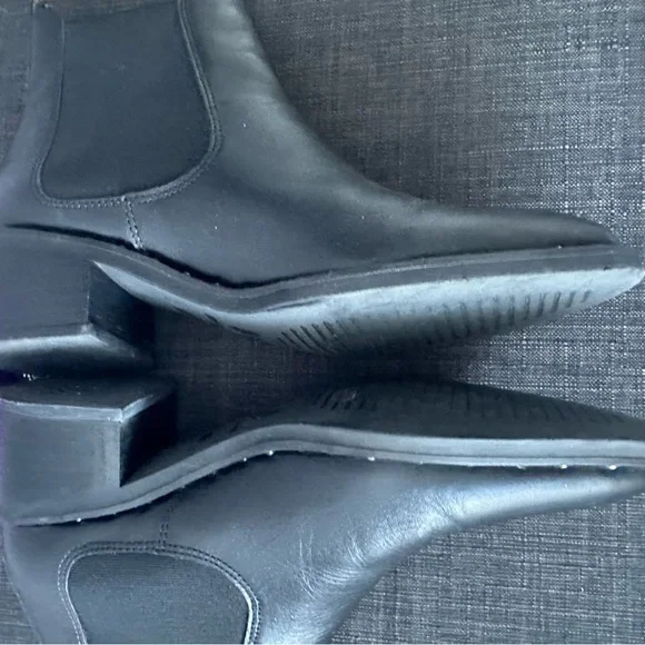 Stylized Cowboy Boots in Calf leather and Snake Skin, size 7/7.5 - Picture 6 of 12